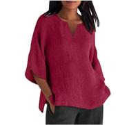 Uwdiohq Day Prime Deals Today 2024 Bluse Donna Maniche Lunghe Maglie Tinta Unita Maniche Corte Top Blu Elettrico Donna Camicie Donna in Viscosa Camicione Lungo Donna Estivo My Orders