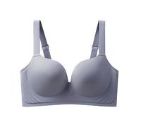 Uwdiohq Donna Minimizer Pizzo Sexy più Dimensione Biancheria Intima da Senza Grandi Dimensioni Femminile Mm Grande Sottile sul Reggiseno Anti-Cedimento Arricciato Ausiliario (Blue, 85D)