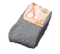 Uwdiohq Donne Colore Gills Pavimento Caldo Casa Calzini Letto Morbido Inverno Calze Confezione (Grey, One Size) Antiscivolo Uomo Cotone Con Dita Separate Tagliati Calcio Donna Corti Corte Spugna
