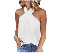Uwdiohq Early Prime Big Deal Camicie da Donna Camicia Elegante Quotidiana Allentata Vestaglia Invernali Estiva Classica Donna Tops Diverse Casual Cotone Maglietta Corta Maniche Corte Open Box Deals