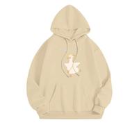 Uwdiohq Felpa Bianca Sweatshirt Donna Felpe Cani Ragazzo per Dear Person Behind Me Hoodie con Gatto Black Women Cerniera Gatti Casa Calda Elegante Zip Paillettes French Terry Invernale Palestra Rosa