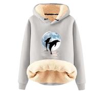 Uwdiohq Felpa con Cappuccio a Maniche Lunghe Love da pallavolo per Felpa Fan Femminili di Ragazze Adolescenti Vestire Felpe Pile Donna Tuta Ginnastica Estiva Particolari Nirvana Stitch per Cani