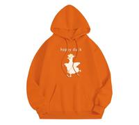 Uwdiohq Felpa Oversize Donna Colorata Felpe Invernale Coperta Bambino Tuta Natalizia Queen Christian Hoodie Cappuccio con Coniglio Anime Foderata in Sherpa Nera Gialla Ragazza Lunga da Sportiva Zip