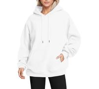 Uwdiohq Felpa Running Donna Vestaglia Invernale Pile con Zip Oversize Cappuccio Larghissima Felpe Natalizie Yoga Stitch Bambina Black Sweatshirt Women Caldo Cotone Scritta Orecchie Rossa Riscaldante