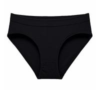 Uwdiohq Mutandine da Donna di Cotone Bikini alla A Costine Mutande Bassa Pizzo (Black, L) Slip Vita Alta Brasiliana Modellante Pancia Piatta per Incontinenza Pantaloncini Fitness Rete Post Parto