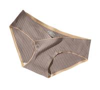 Uwdiohq Non Marking Threaded Cotton Absorbent Sweating Baby Mama Large Size 3XL Belly V Shaped Anti Stretching Support Maternity Prenatal Mutande Brasiliana Cotone Pizzo (Purple, L) Pantaloncini