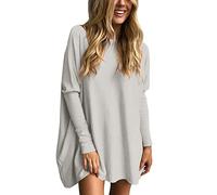 Uwdiohq Offerte A Tempo Magliette Oversize per Donna Top a Tunica da Indossare con Leggings Maglioni a Maniche Lunghe Autunnali Top Eleganti Camicia da Notte Taglie Forti Invernali Clearance Items