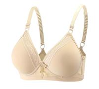 Uwdiohq Offerte Donna Reggiseno Allattamento XXL Intimo Schiena Scoperta Taglie Grandi Reggiseni Donna Senza Ferretto Top A Fascia in Cotone Reggiseno Bralette Senza Ferretto My Orders