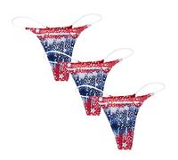 Uwdiohq Perizoma Traspirante Stampato Sexy da Donna 3Pc Mutande Assorbenti Ciclo Cotone (Blue, M) Mestruali Boxer per Mestruale Brasiliana Modellanti Ragazza 14 Anni Imbottite Slip Pantaloncini