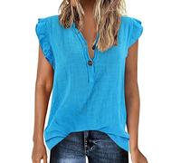 Uwdiohq Prime Big Deal Days Maglietta a Maniche Corte con Scollo Tondo Stampato con Lettera d' da Donna della Migliore mamma del Camicia Classica in Cotone Traspirante Leggera Do 2024 Special Deals