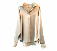 Uwdiohq Prime Sales And Deals Today Clearance Camicie da Donna in Tinta Unita a Maniche Lunghe con Bottoni Allentati Casual da Sole Estivo da Donna Camicia Tail Magliette Donna Manica Corta Offerte