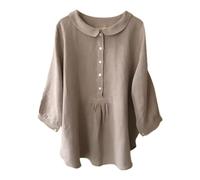 Uwdiohq Prime Sales And Deals Today Clearance Top Pullover con Bottoni E Colletto alla Coreana per Camicia da Donna Vintage con Taschino Vestiti A Camicia Blusa Scollo V Abbigliamento Donna Offerte
