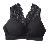 Uwdiohq Same Day Delivery Items Prime Top Reggiseno Cotone Imbottito Top Donna Cotone Intimo Reggiseni per Protesi Mammarie Top Fitness Palestra Bianco Abbigliamento Donna Offerte