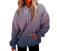 Uwdiohq Valentines Sweater for Women Long Sleeve Shirts Love Heart Graphic Hoodies Sweaters Casual Tops with Pocket Felpa Sintetica Coperta Gatto Zip Invernale Pile Oversize Donna Lunga Moda