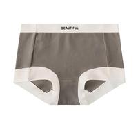 Uwdiohq Women's Cotton Crotch Mid Waist Non Marking Trousers To Walking from The Light Without Rolling of Girls Shorts Mutande Brasiliana Cotone Senza Cuciture (Coffee, XL) Leggins Anticellulite