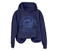 Uwdiohq Women's Heart Print Pocket Sweatshirt Side Slit Features Love Felpa Leggera Donna con Zip Nera Cappuccio Cerniera Nirvana Felpe Firmate Skeleton King And Queen Arancioni Orecchie Coperta