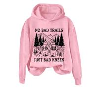Uwdiohq Women's Heart Print Pocket Sweatshirt Side Slit Features Love Felpa Leggera Donna con Zip Nera Cappuccio Cerniera Nirvana Felpe Firmate Skeleton King And Queen Arancioni Orecchie Coperta