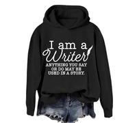Uwdiohq Women's Heart Print Pocket Sweatshirt Side Slit Features Love Felpa Leggera Donna con Zip Nera Cappuccio Cerniera Nirvana Felpe Firmate Skeleton King And Queen Arancioni Orecchie Coperta