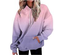 Uwdiohq Women's Heart Print Pocket Sweatshirt Side Slit Features Love Felpa Leggera Donna con Zip Nera Cappuccio Cerniera Nirvana Felpe Firmate Skeleton King And Queen Arancioni Orecchie Coperta