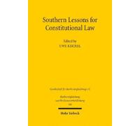 Uwe Kischel Southern Lessons for Constitutional Law (Tascabile)