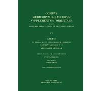 Uwe Vagelpohl Galeni In Hippocratis Epidemiarum librum II Com (Copertina rigida)