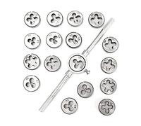 UWFKFGBJL Chiave Inglese - Set Professionale da 40 Pezzi di Chiave a Bussola e filiera metrica M3-M12, Dado, bullone, Utensili manuali in Lega di Metallo, Chiave per Cambio Professionale