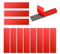 UWHITE Confezione da 12 cuscinetti adesivi per targa, spessi 3 mm, resistenti, resistenti, adesivi biadesivi per fissaggio targhe auto, nastro di montaggio (dimensioni: 90 mm x 25 mm)