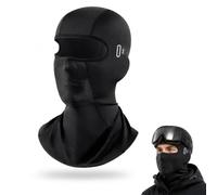 UWJOWP Passamontagna moto da sci antivento,Balaclava, termico e traspirante, per inverno, sci e moto,Respiro confortevole,da uomo e donna,A