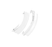 uwobefe Maniglia for Porta della Lavatrice a Cilindro 9000331939 9000389973 9000534076, Compatibile con la Sostituzione della Maniglia della Lavatrice Siemens Bosch(Style White)