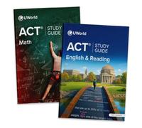 UWorld ACT Study Guide 2nd Edition Digital SAT Prep Book Set (2026)