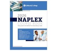 UWorld RxPrep's 2026 NAPLEX Course Book for Pharmacist Licensure Exam Preparation