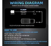 UWSCVM 2pcs Auto Resistore Canbus LED Luce Errore Carico Libero Resistore Avviso Cancellatore Anti Sfarfallio,1156 ba15s p21w