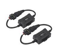 UWSCVM 2pcs LED Canbus Anti Flicker Lampadina Errore Decoder Resistore Canceller Adattatore per Auto Fari Fendinebbia,H8 h11
