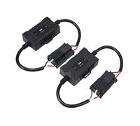 UWSCVM 2pcs LED Canbus Anti Flicker Lampadina Errore Decoder Resistore Canceller Adattatore per Auto Fari Fendinebbia,H4