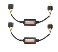 UWSCVM 2X H4 H7 Canbus Adattatore di Cablaggio del decoder dei fari per i fendinebbia DRL - Cancellatore di errori,H4