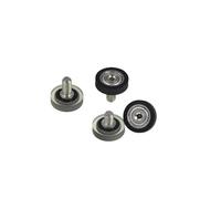 UWUKCJOKQ 1 pz. Cuscinetto Stampato in Poliuretano con Filettatura Esterna PU69620-5C1L8M6, Ruota di Guida Rivestita in Gomma(PU69620-5C1L12M6-01)