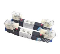 UWUKCJOKQ 3 Posizioni 5 Porte 4V130C-06 4V230C-08 4V330C-10 4V430C-15 Elettrovalvole pneumatiche Valvole di Controllo pneumatiche Dimensioni: DC12V(Only 4v230c-08,AC24V)