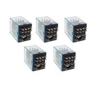 UWUKCJOKQ 5 PZ MY4NJ Relè Elettromagnetico Generale Piccolo DC 12V 24V 36V 48V 110V 220V Relè di Potenza Relè MY4NJ Bobina 4NO 4NC Relè