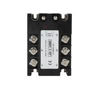 UWUKCJOKQ Eccellente Controllo DC AC trifase relè a Stato Solido SSR modulo relè Industriale Tensione di Ingresso 3-32 V CC Tensione di Uscita 24-480 V CA(80A)