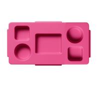 Uwyriwooq Bogg Bag Accessori, Originale Grande Tote Bag Topper, Gomma Spiaggia Bag Snack Tray-Drink & Cup Holder EVA Organizer e Divisore, Rosso rosato, Accessori Borsa Spiaggia