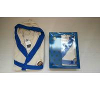 UX 2775 INTER ACCAPPATOIO UOMO DONNA DOCCIA SPUGNA LAVETTA BATHROBE TOWEL HOOD