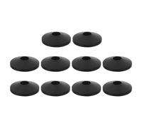 uxcell 10 rondelle in gomma, M8, coniche, non silenziose, kit di prevenzione delle perdite per serbatoio del WC, bulloni e riparazione WC, nero