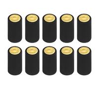 uxcell 100 capsule termorestringenti in PVC per bottiglie di vino, tappi termorestringenti, copertura superiore per cantine e cucina domestica, colore nero, 30 x 60 mm