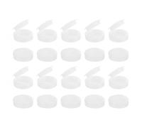 uxcell 100 tappi per viti, 4,5 mm, coperture a scatto per viti a scatto, in PVC, per coprire le teste delle viti (bianco)