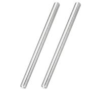 uxcell 2 aste completamente filettate, M12 x 1 mm, in acciaio inox 304, con filettatura fine a destra, 200 mm, viti di fissaggio per ancoraggi, bulloni, grucce, morsetti a U