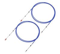 uxcell 2 cavi di comando a farfalla con forcella per motore fuoribordo Yamaha motore fuoribordo barca motore 3300/33C da 4,9 m, blu