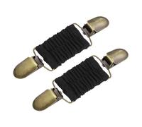 uxcell 2 clip per abiti, maglioni, scialle, cardigan, colletto, sciarpa, stringe, clip per il retro del vestito, da donna, nero (bronzo)