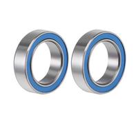 uxcell 6700-2RS - Cuscinetti a sfera a scanalatura profonda, 10 x 15 x 4 mm, a doppia tenuta, ABEC-3, confezione da 2