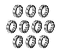 uxcell 6903-2RS - Cuscinetti a sfera a gola profonda, in acciaio al carbonio, 17 mm x 30 mm x 7 mm, 10 pezzi