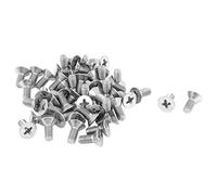 Uxcell a15101300ux0201 - Viti a testa piatta, M4 x 10 mm, confezione da 50 pezzi